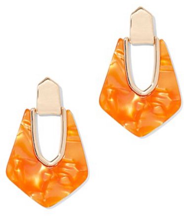 orange earring