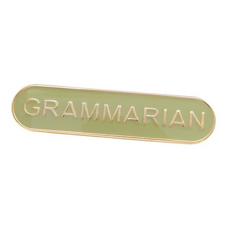 Grammarian Enamel Pin - Present Indicative