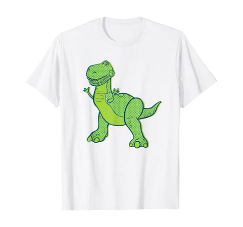 Amazon.com: Disney Pixar Toy Story 4 Rex Halftone T-Shirt: Clothing