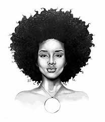drawing afro woman art - Google Search