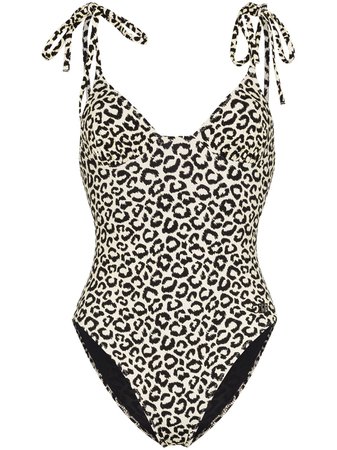 Solid & Striped Olympia Leopard Print Swimsuit - Farfetch