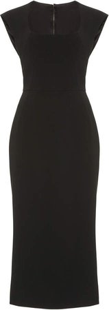 Dolce & Gabbana Cady Midi Dress Size: 36