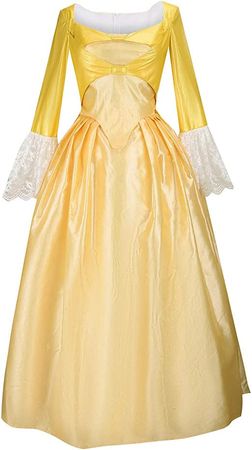 Amazon.com: Yejue Opera Hamilton Elizabeth Schuyler Cosplay Costume Blue Dress Dancing Victorian Dress Gothic Period Ball Gown Theater Outfit : Clothing, Shoes & Jewelry