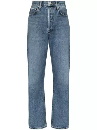 AGOLDE five-pocket straight-leg jeans - FARFETCH