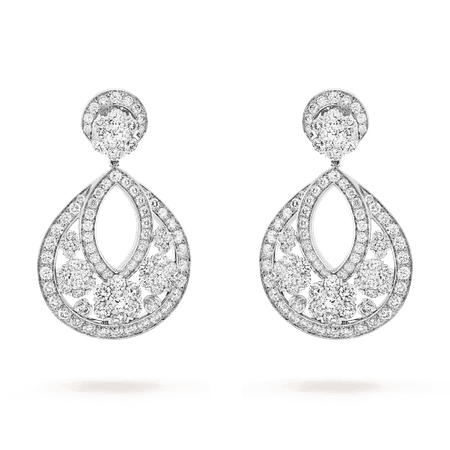 Snowflake earrings - VCARO3RL00- Van Cleef & Arpels
