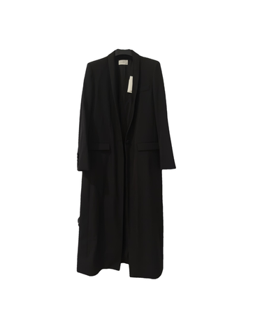 The Row black cashmere coat