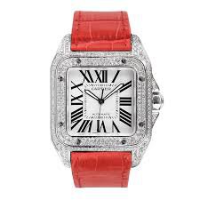 mens red cartier watch - Google Search