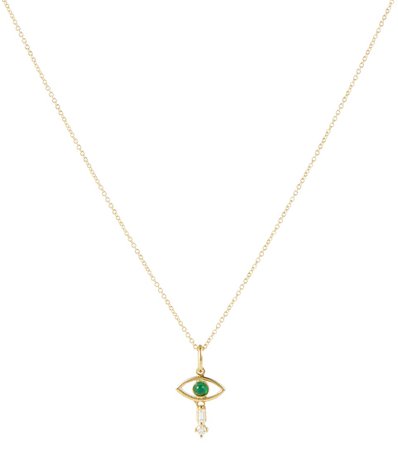 Ileana Makri - 18kt gold necklace with diamonds | Mytheresa
