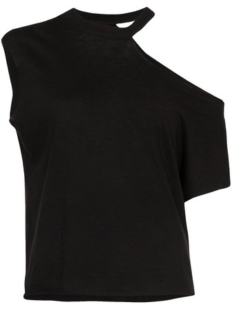 Black RtA Axel Cut-out T-shirt | Farfetch.com