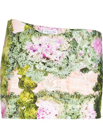 Collina Strada floral-print Miniskirt - Farfetch