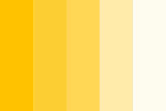 yellow color palette