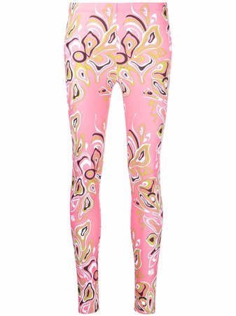 Emilio Pucci Africana abstract-print Leggings