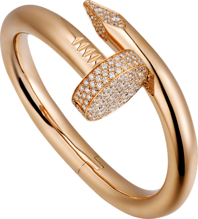 CRN6711917 - Juste un Clou bracelet - Pink gold, diamonds - Cartier