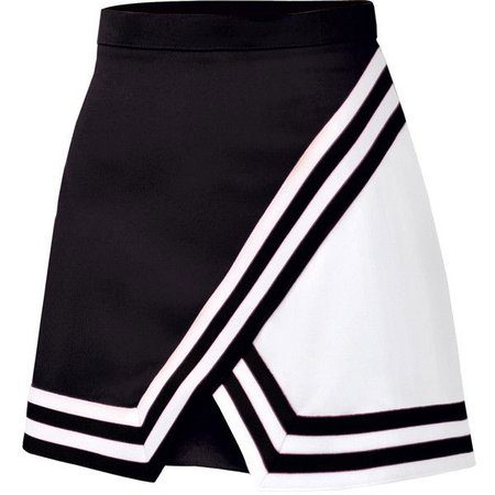 Black & White Cheerleader Skirt