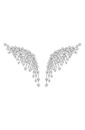 Hueb Luminus Diamond Wing Earrings | Nordstrom
