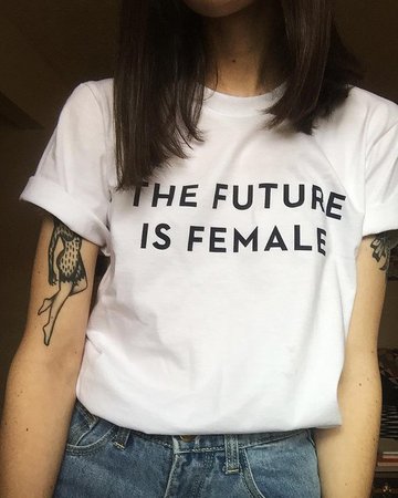 The Future Is Female Tshirt Clothing Gift Feminist Saying | Etsy
