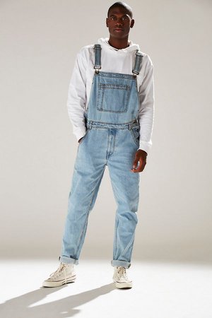 BDG Light Stonewash Denim Overall | Urban Outfitters