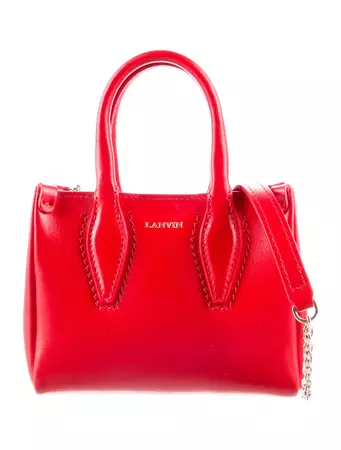 Lanvin Leather Mini Bag - Red Mini Bags, Handbags - LAN179855 | The RealReal