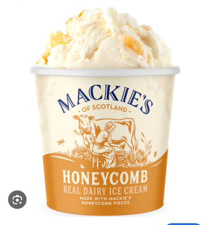 mackie’s honeycomb icecream - Scotland