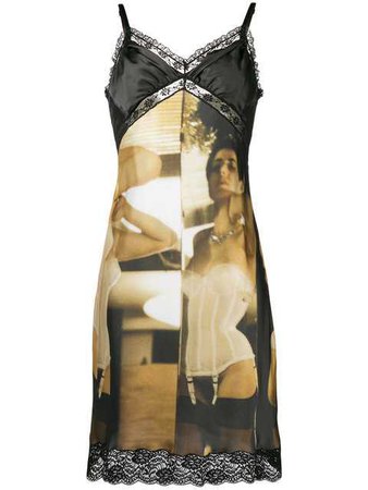 Moschino Photo Print Cami Slip Dress - Farfetch