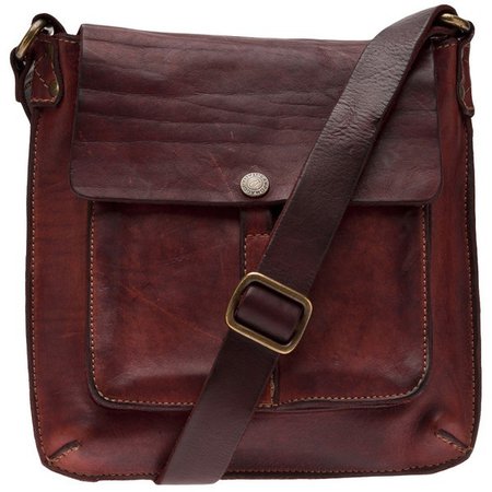 red leather satchel bag purse