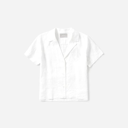 Women’s Linen Notch Short-Sleeve Shirt | Everlane