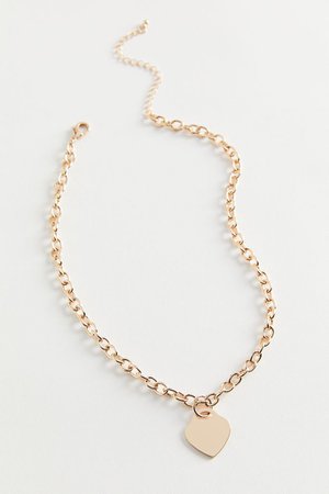 Heart Chain Necklace | Urban Outfitters