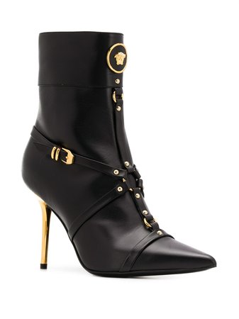 Versace Medusa Ankle Boots | Farfetch.com