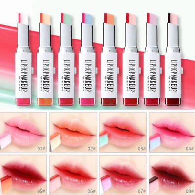 LIPHOP Two Tone Lip Bar Lipstick Gradient Color Long Lasting Makeup Cosmetics | eBay