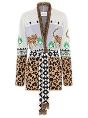 Leopardess Short Cardigan - Lilac – Hayley Menzies