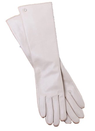 beige gloves