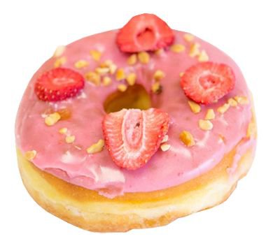 Strawberry donut