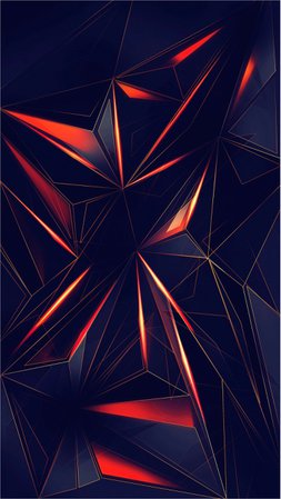 Geometric Wallpaper 4k Blue And Red