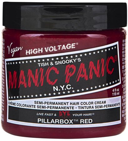 •• Manic Panic - Hair Dye •• Pillarbox Red ••