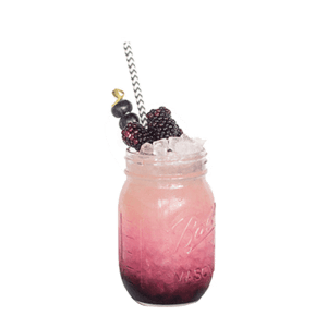 Pink Blackberry Cocktail