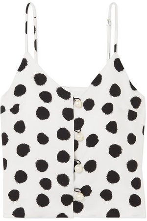 Mother of Pearl | Polka-dot Lyocell camisole | NET-A-PORTER.COM