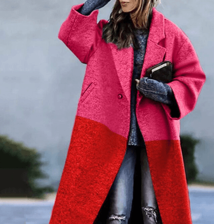 Red Pink Coat