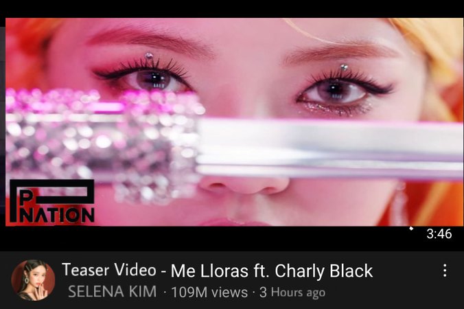 Me Lloras - Selena Kim Feat CHARLY Black Teaser Video
