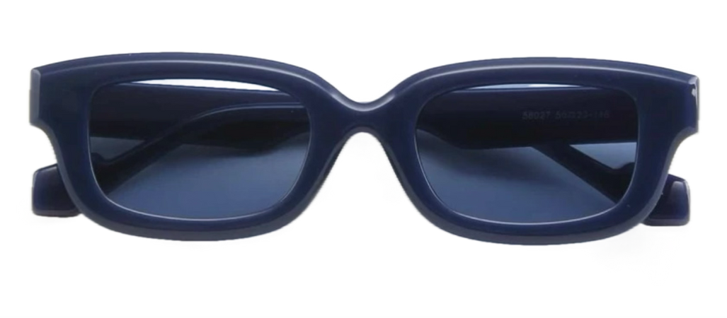 navy blue glasses
