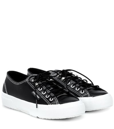 x SUPERGA® leather sneakers