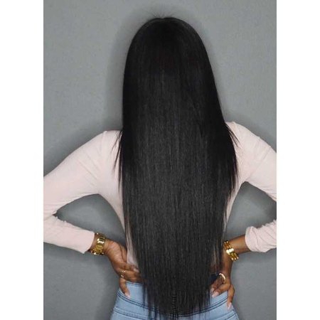 Long Straight Black Hair