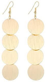 Amazon.com : gold delicate drop earrings filligree