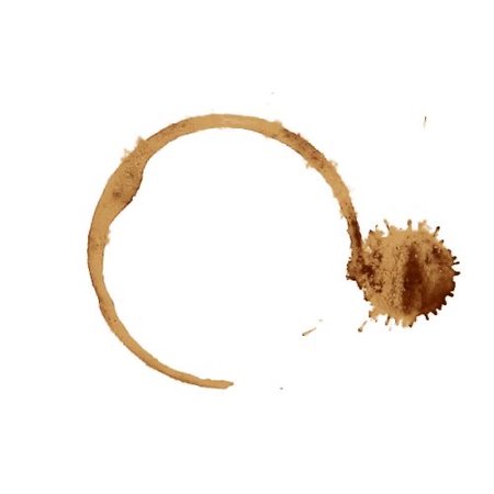 coffee stain