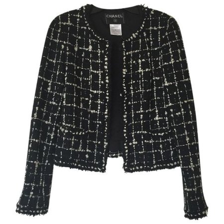 Tweed classic blazer Chanel Black
