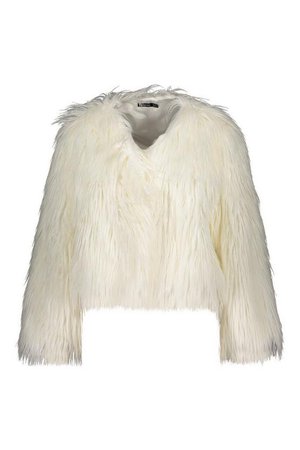 Plus Shaggy Faux Fur Jacket | Boohoo