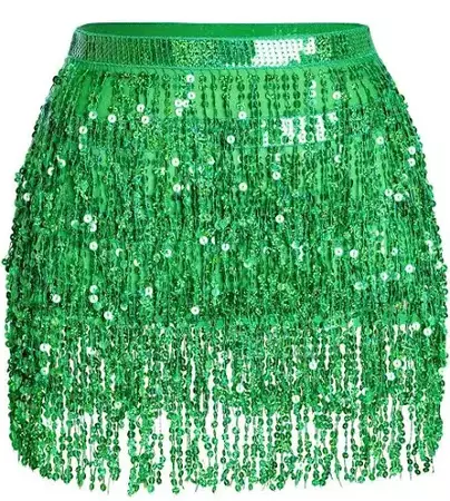 green sparkle skirt - Google Search
