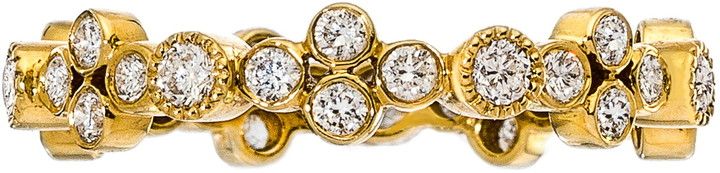 18k Gold & Diamond Cluster Ring