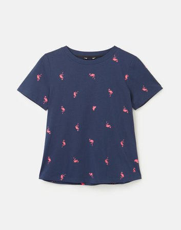 Selma null Clean Crew with Pop Neck Trim , Size US 6 | Joules US