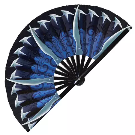 Ninja Blades Hand Fan Folding Fan UV Glow Hand Fans Cosplay - Etsy Australia