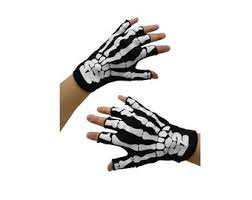 skeleton fingerless gloves etsy - Google Search